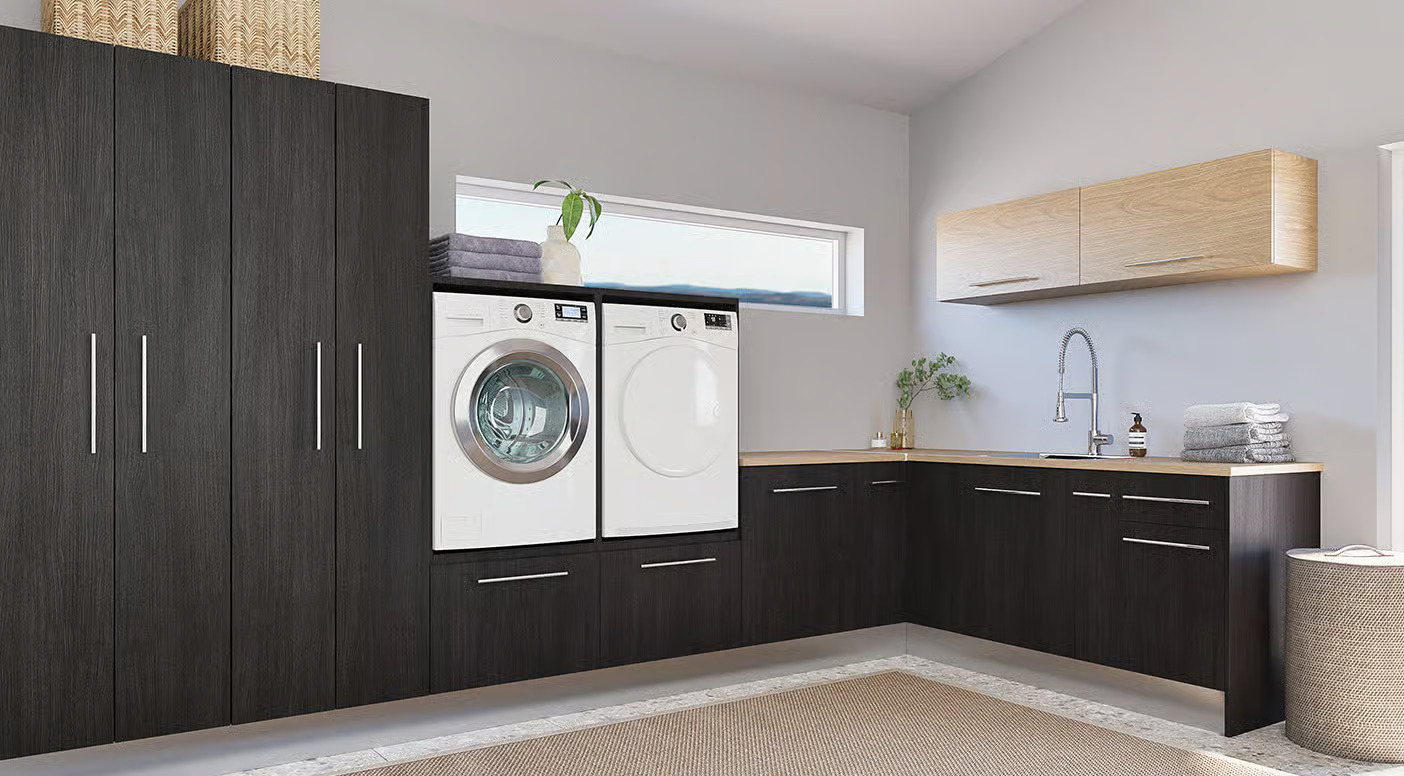 Alterna Vaskerom sort eik