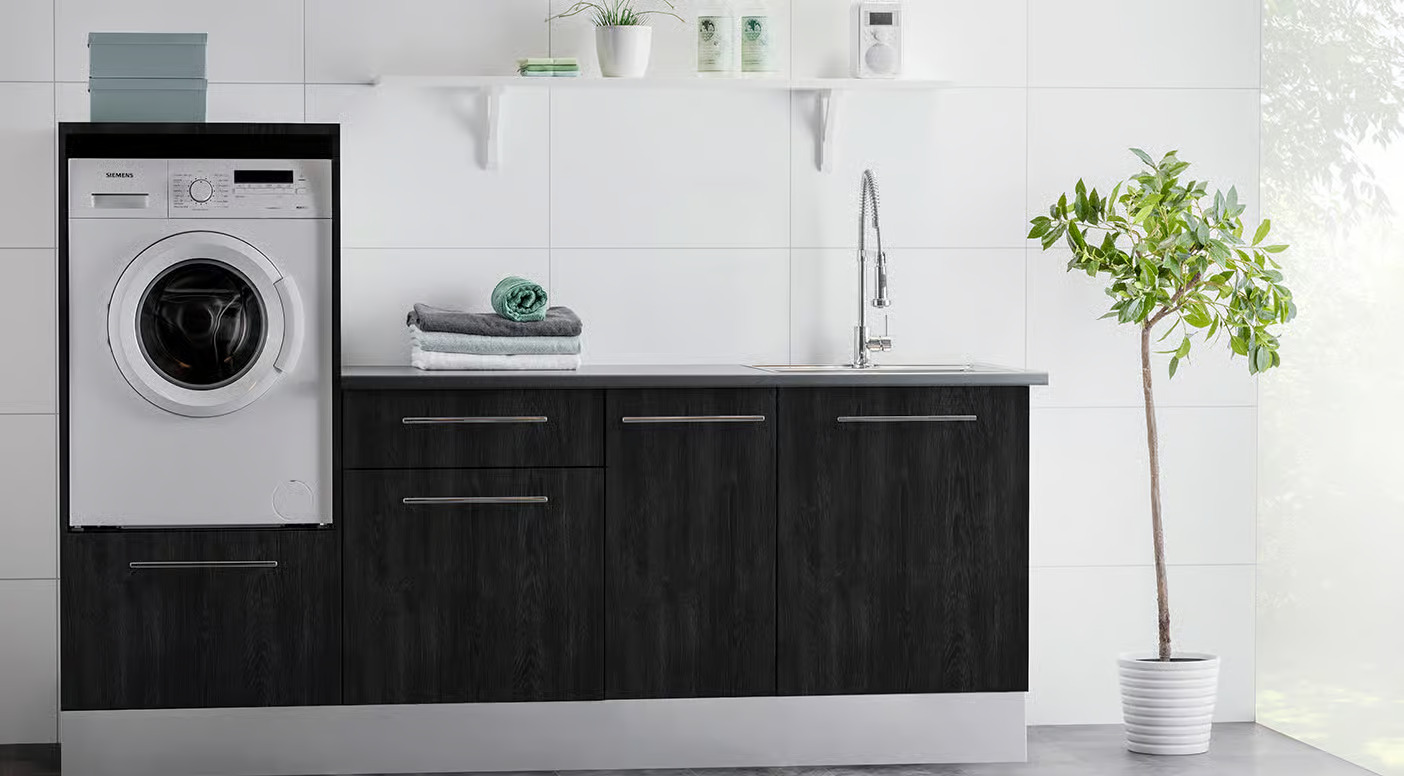 Alterna Vaskerom mørk eik