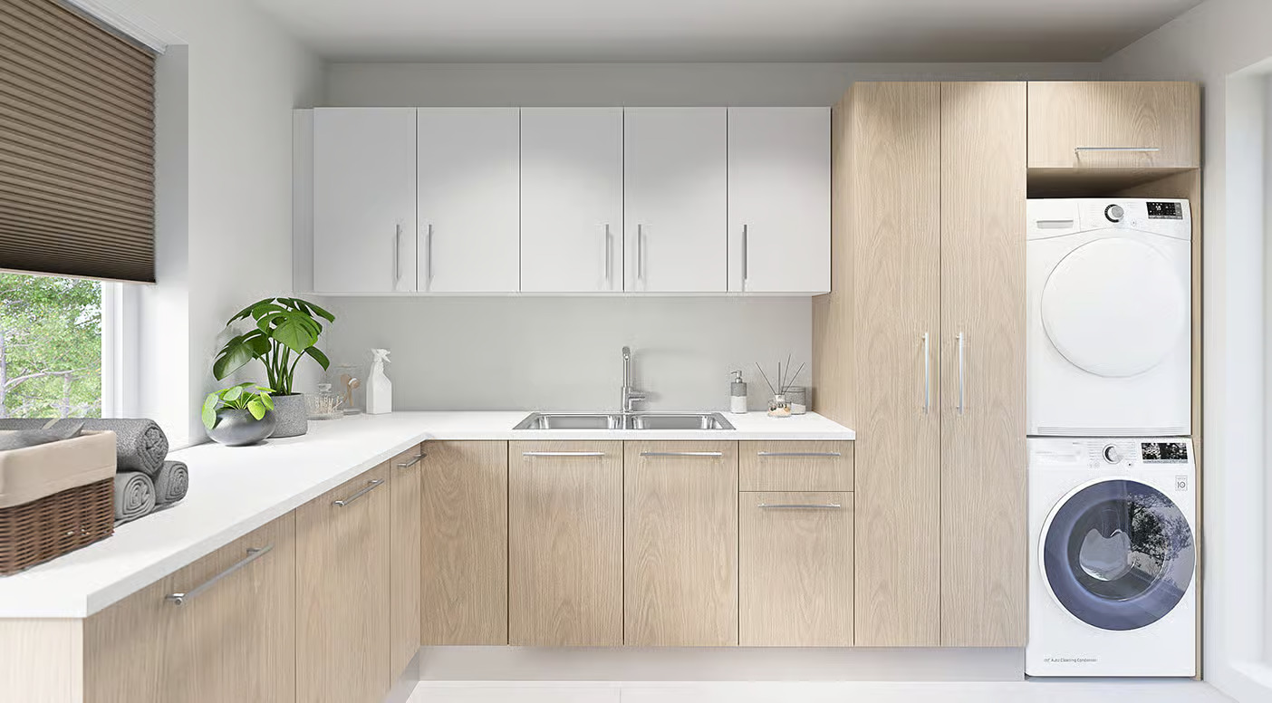 Alterna Vaskerom hvit/eik